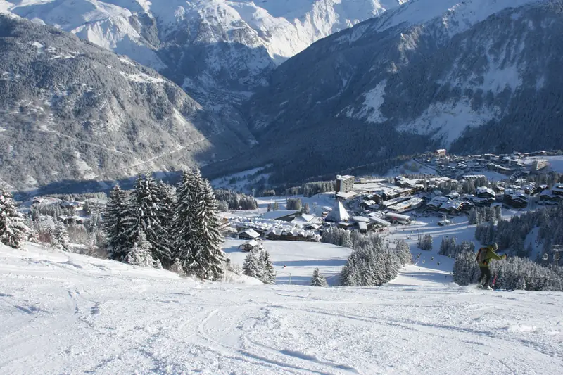 Courchevel 1850 sous la neige