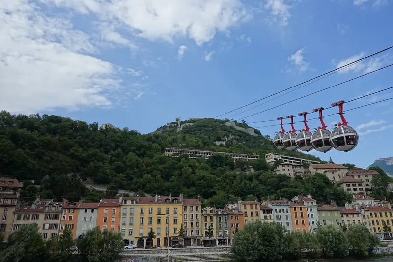 Le téléphérique de la Bastille à Grenoble